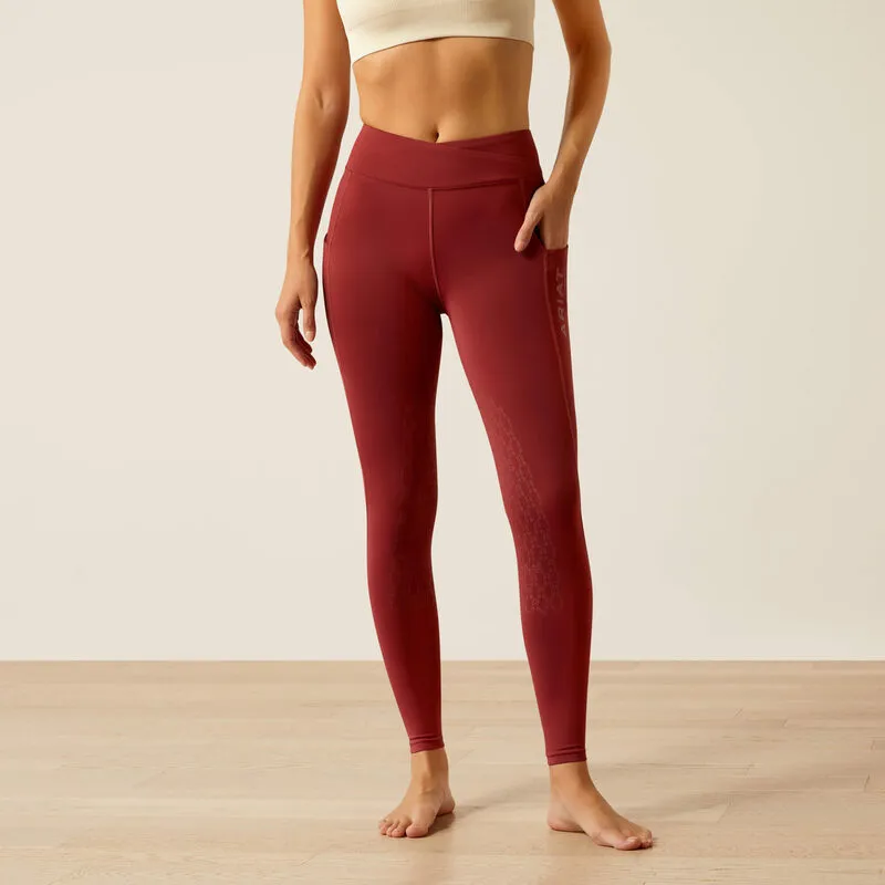 Ariat Ladies Avail 2.0 Half Grip Tight - Burnt Russet
