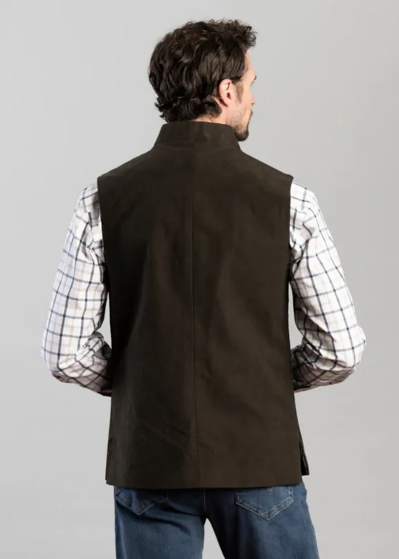 Schoffel Barnsdale Nehru Waistcoat - Forest-3