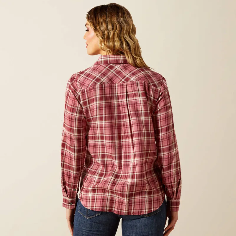 Ariat Ladies Billie Jean Shirt - Sunkissed Plaid-4
