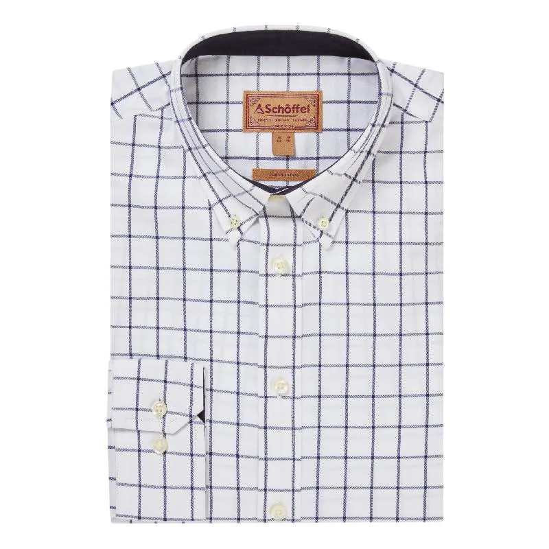 Schoffel Halesworth Tailored Shirt - Blue Check-1