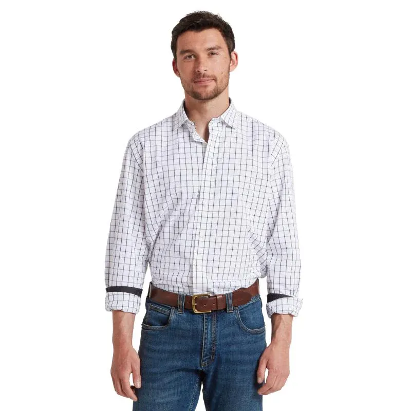Schoffel Halesworth Tailored Shirt - Blue Check