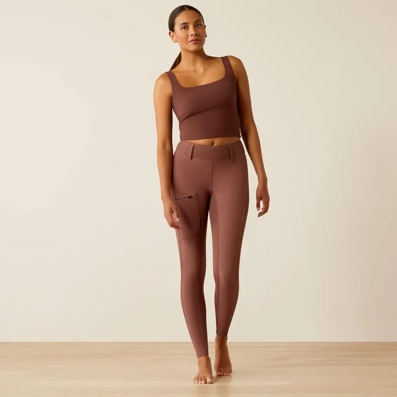 Ariat Ladies Boreas 2.0 Half Grip Tight - Marron-1