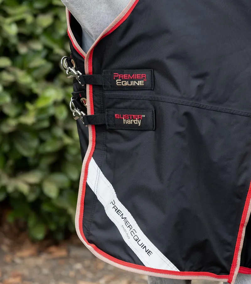Premire Equine Buster Hardy 100g Half Neck Turnout - Black-2