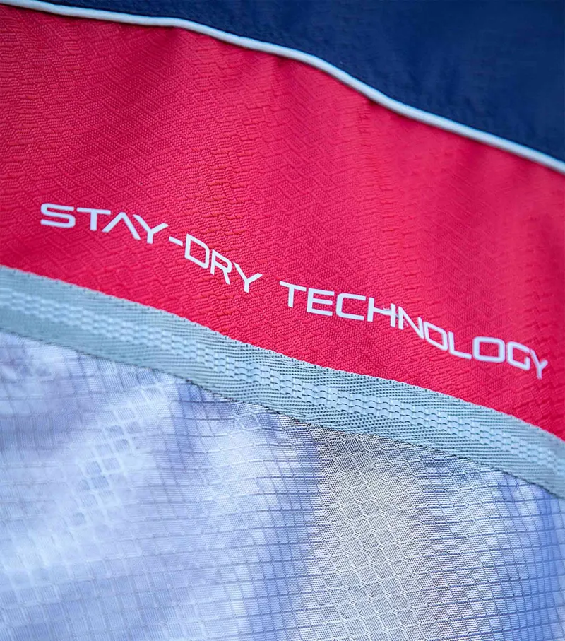 Premier Equine Buster Stay-Dry Super Lite Fly Rug - Navy-3