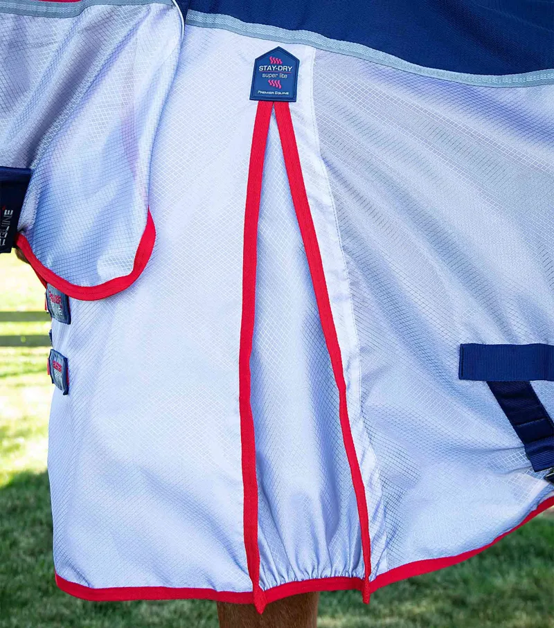 Premier Equine Buster Stay-Dry Super Lite Fly Rug - Navy-1