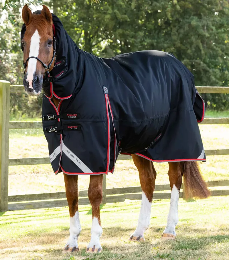 Premier Equine Buster Storm 400g Snug Fit Neck - Black