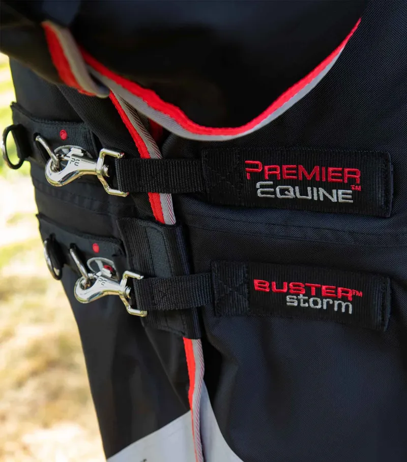 Premier Equine Buster Storm 400g Snug Fit Neck - Black-3