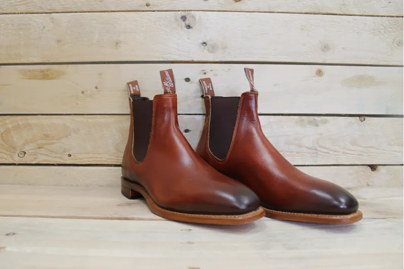 Gentlemen's Outfitters - New this week! RM Williams Chinchilla Boot, a  gorgeous hand burnished leather. They call this colour “Cognac”. Do we have  a matching belt? We certainly do!