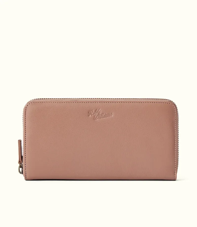 RMW Singleton Zip Wallet - Dusty Pink