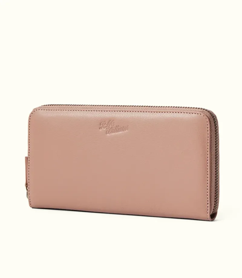 RMW Singleton Zip Wallet - Dusty Pink-1