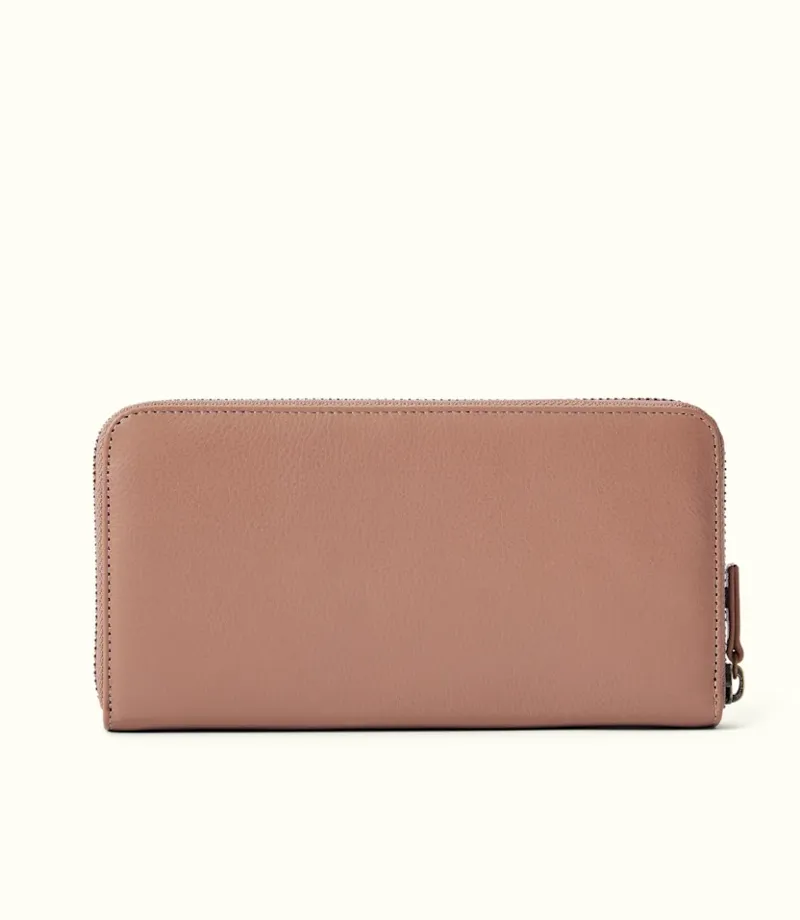 RMW Singleton Zip Wallet - Dusty Pink-2