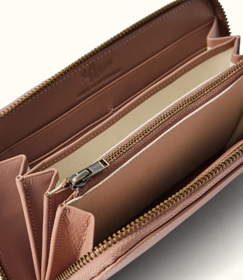 RMW Singleton Zip Wallet - Dusty Pink-4
