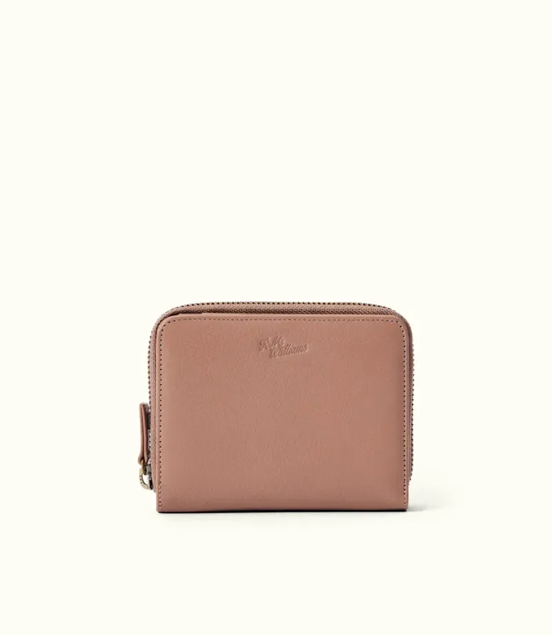 RMW Avalon Zip Around Wallet - Dusty Pink