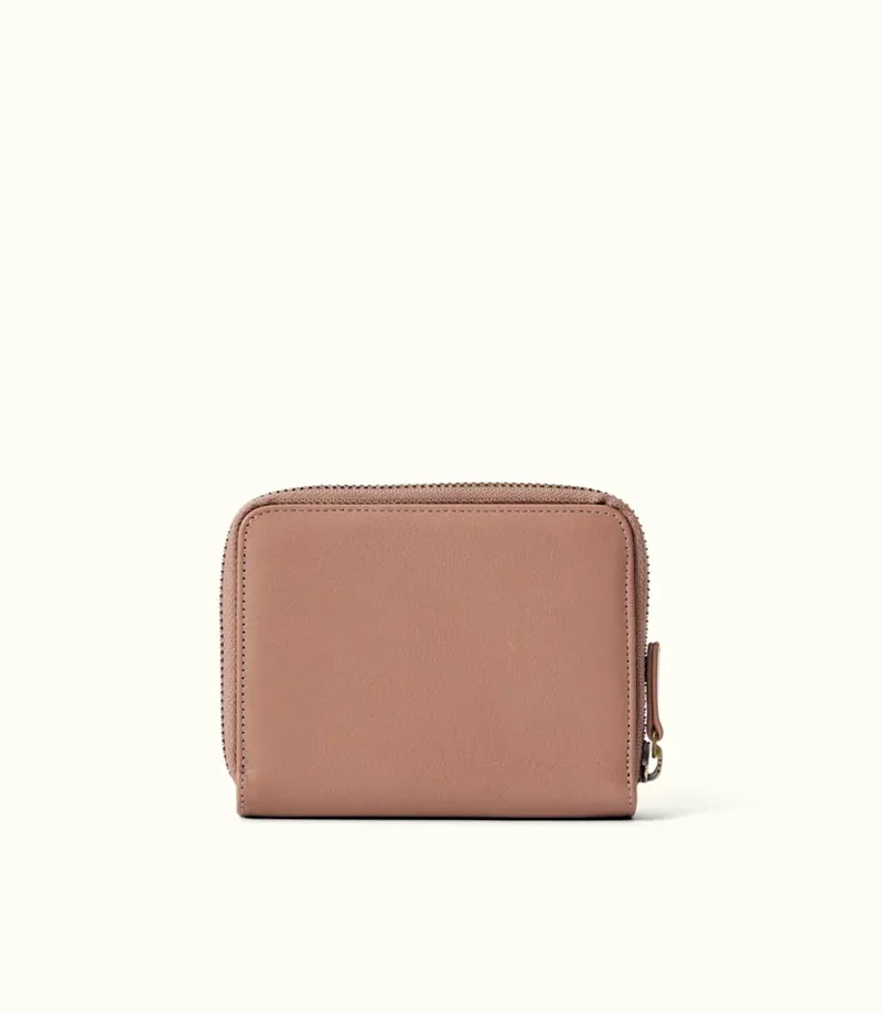 RMW Avalon Zip Around Wallet - Dusty Pink-1