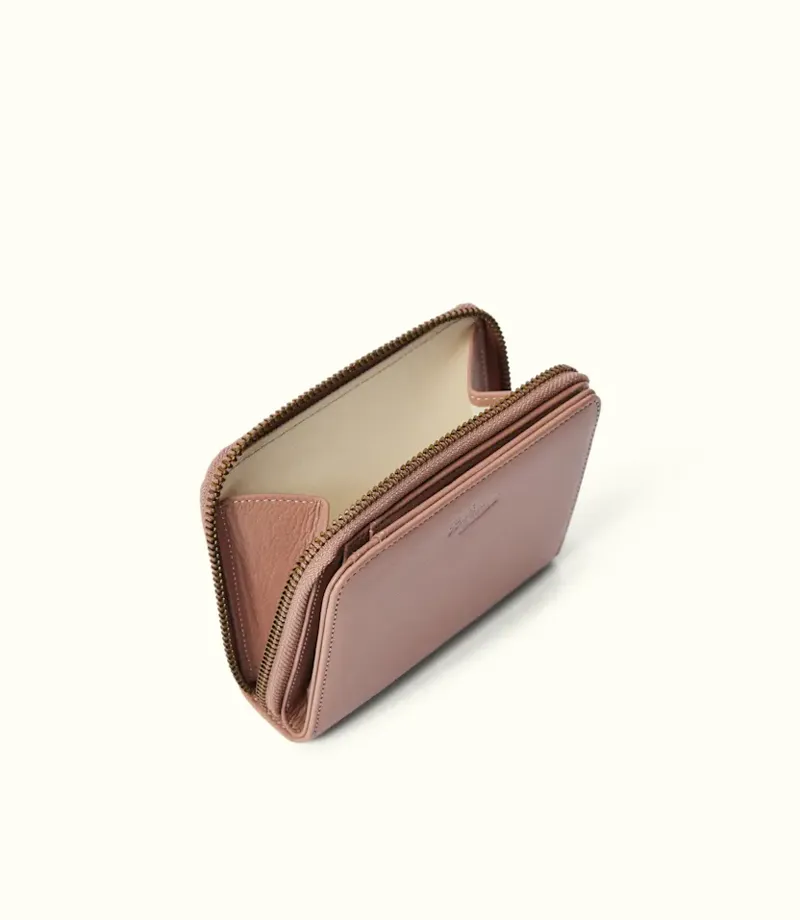 RMW Avalon Zip Around Wallet - Dusty Pink-3