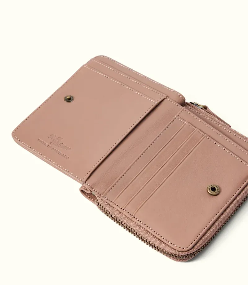 RMW Avalon Zip Around Wallet - Dusty Pink-5