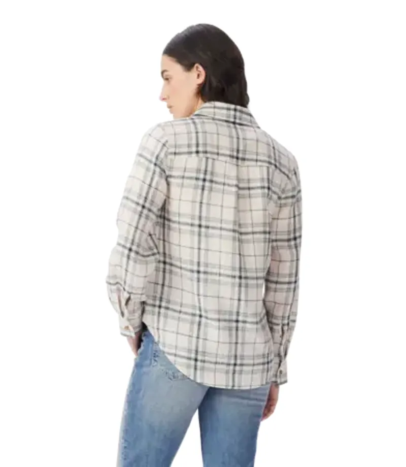 RMW Olney Check Linen Shirt - Multicolour-1