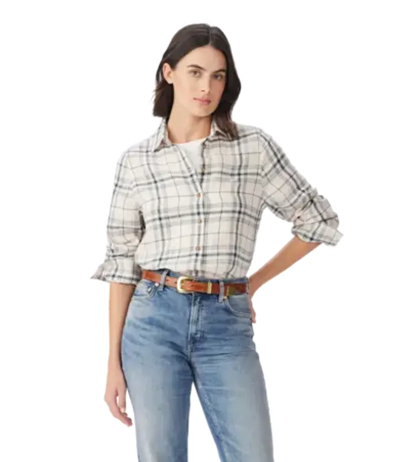 RMW Olney Check Linen Shirt - Multicolour-2