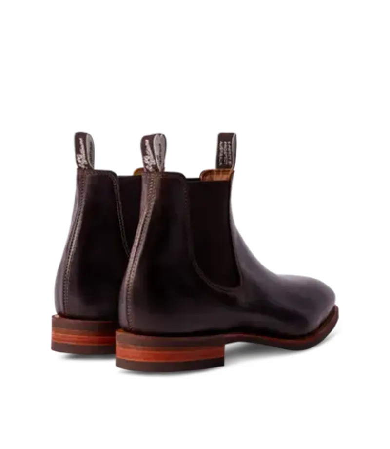 RMW Comfort Craftsman Boot - Chocolate Pull Up-1