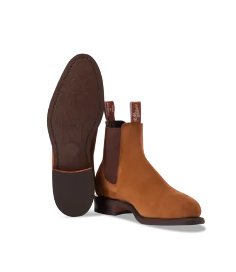 RMW Moriarty Ladies Boot - Cognac Suede-1