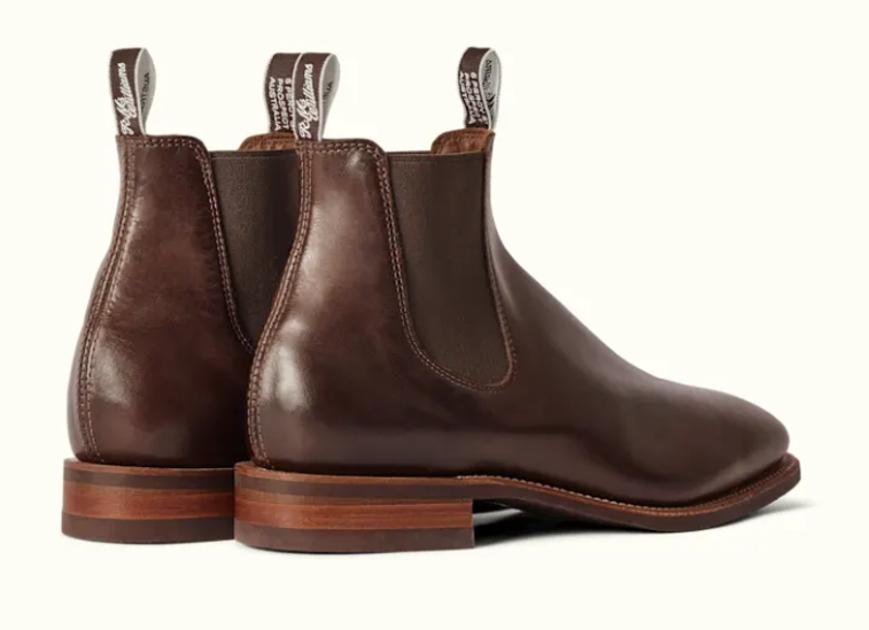 RMW Comfort Craftsman Gents Boot - Walnut-1