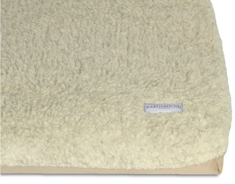 Earthbound Crate Mat With Sherpa Cover - Medium-2