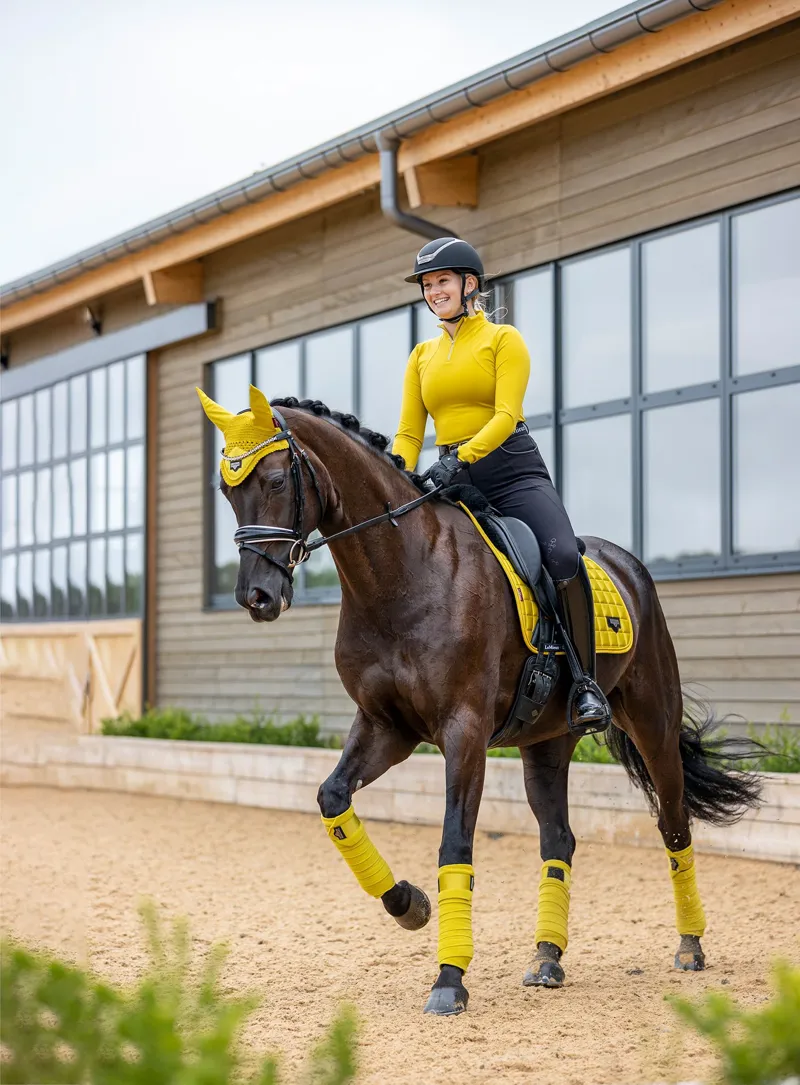 LeMieux Loire Classic Satin Dressage Square  - Dijon-5