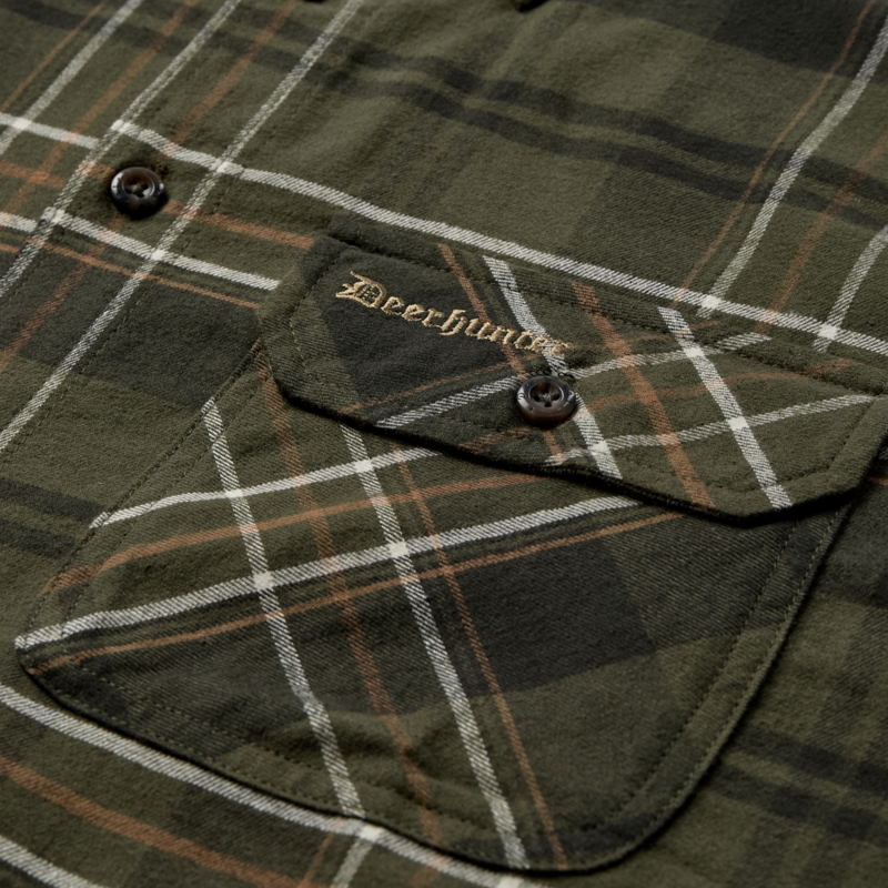 Deerhunter Caleb Shirt - Green Check-2