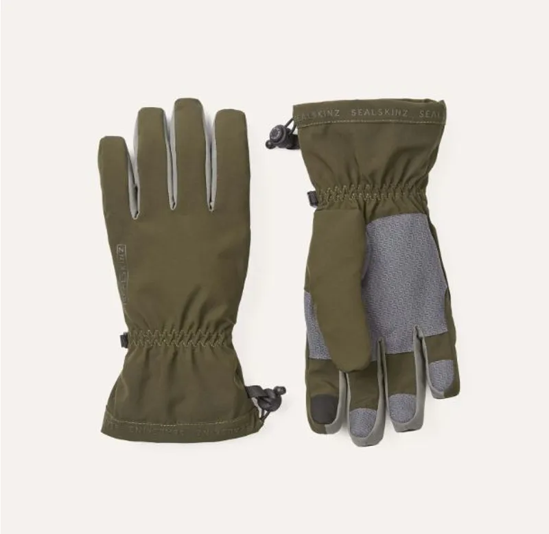 Sealskinz Drayton WP LW Gauntlet Olive-1