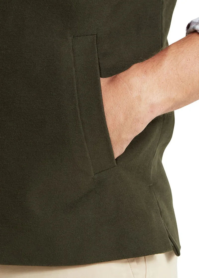 Schoffel Barnsdale Nehru Waistcoat - Forest-6