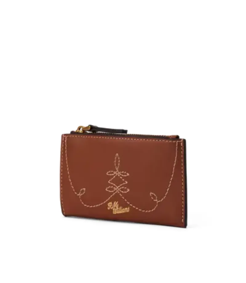 RMW Eden Stitch Zip Cardholder - Tan-1