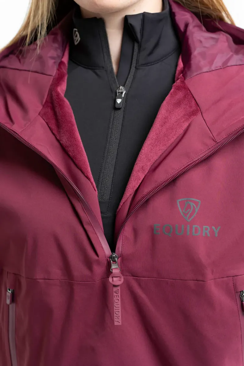 EQUIDRY Adult Storm Smock - Burgundy-4