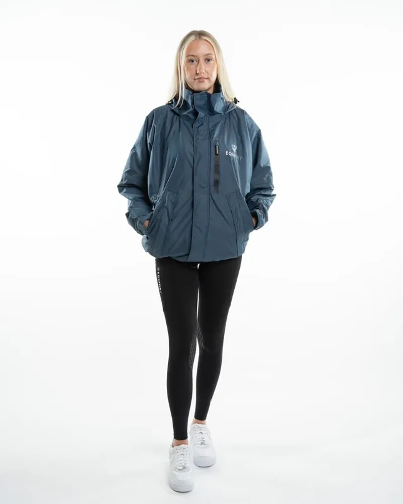 EQUIDRY Shortie Adult Jacket - Steel Blue- Blue