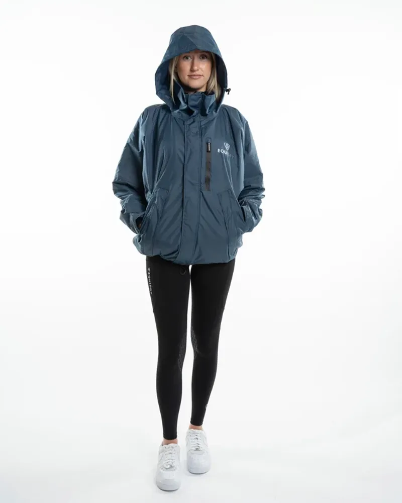 EQUIDRY Shortie Adult Jacket - Steel Blue- Blue-1