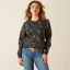 Ariat Ladies Essential Crew Sweatshirt - Black Heather