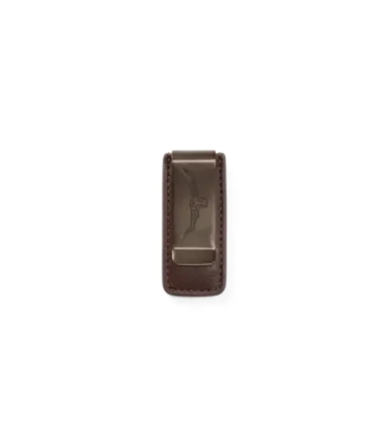 RMW Farrier Leather Money Clip - Whiskey-1