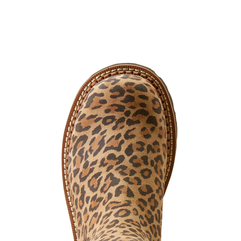 Ariat Fatbaby Ladies Twin Gore Western Boot - Cheetah/ Chocolate-4