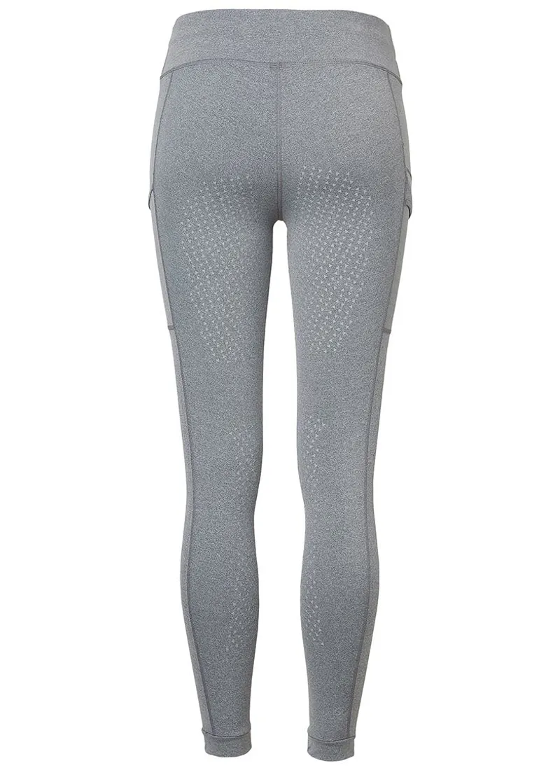 Mountain Horse Flora Tech Tights GS - Grey Melange-1