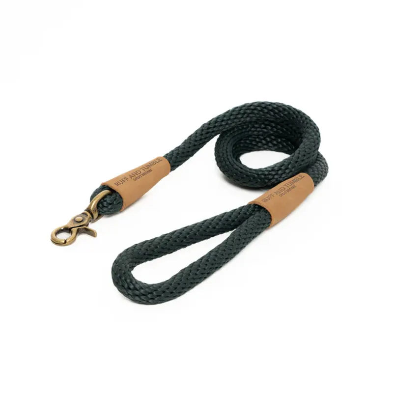 Ruff and Tumble Slim Clip Lead - Forest