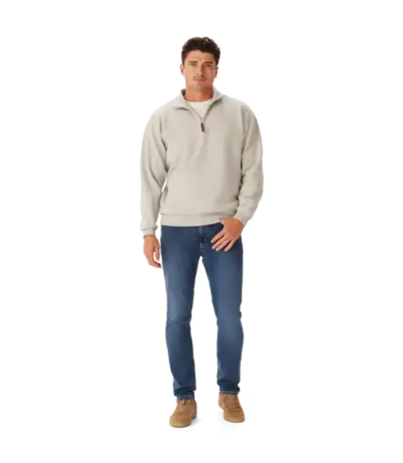 RMW Mulyungarie 1/4 Zip Sweatshirt - Grey Marle-1