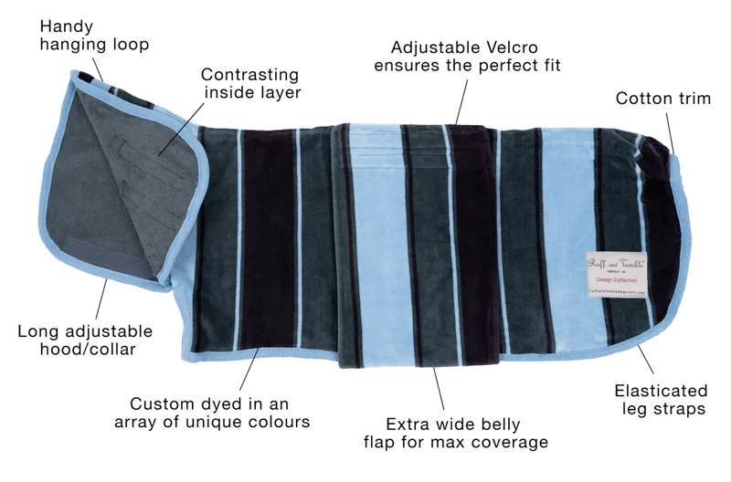 Ruff and Tumble Design Collection Drying Coat - Medium-2