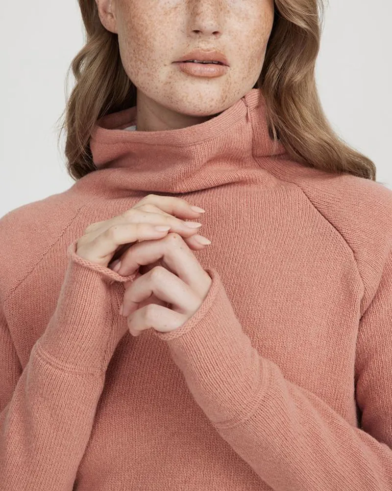 Holebrook Martina Windproof Ladies Jumper - Rose Dawn-2