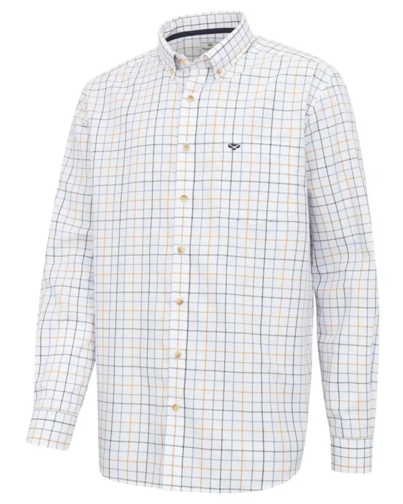 Hoggs Of Fife Fernie Bamboo Shirt - Blue/Green/ Gold
