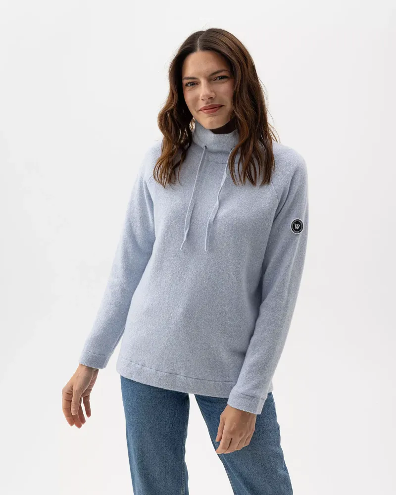 Holebrook Ladies Angelika Windproof Jumper - Illusion Blue-1