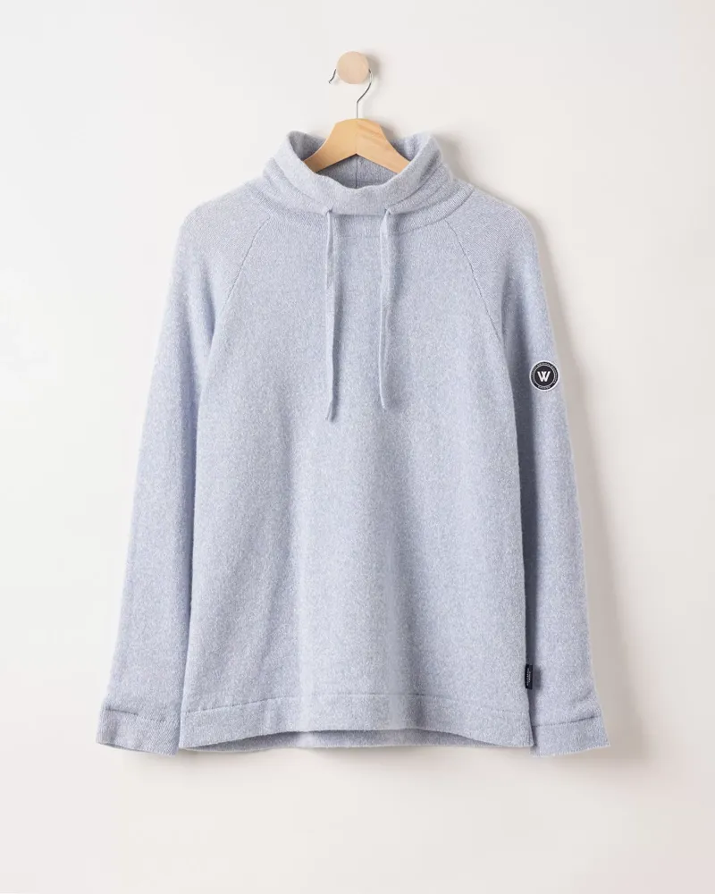 Holebrook Ladies Angelika Windproof Jumper - Illusion Blue