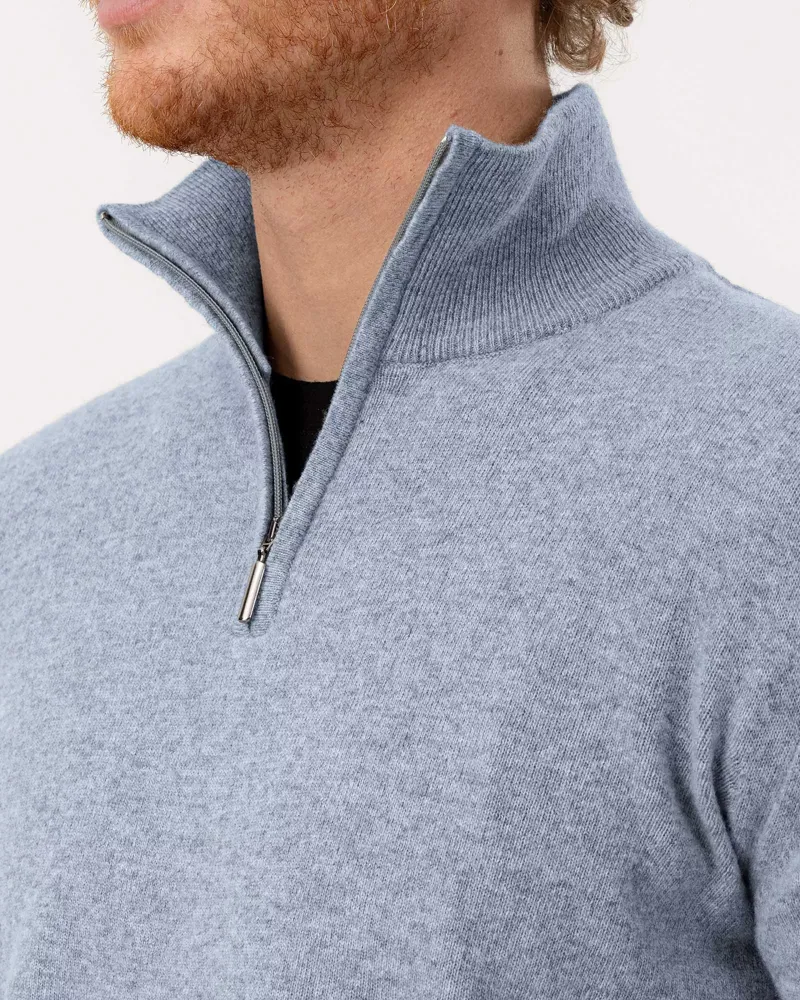 Holebrook Dennis T-Neck - Light Blue-1