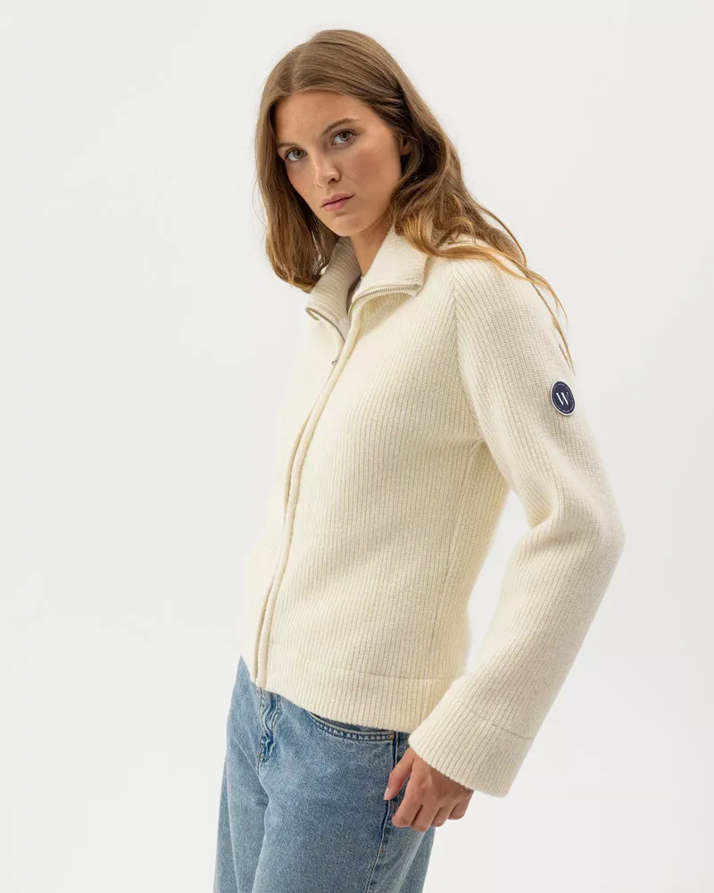 Holebrook Essie Fullzip Windproof - Whisper White-1