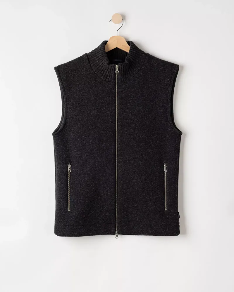 Holebrook Fred Vest Windproof - Anthracite Melange