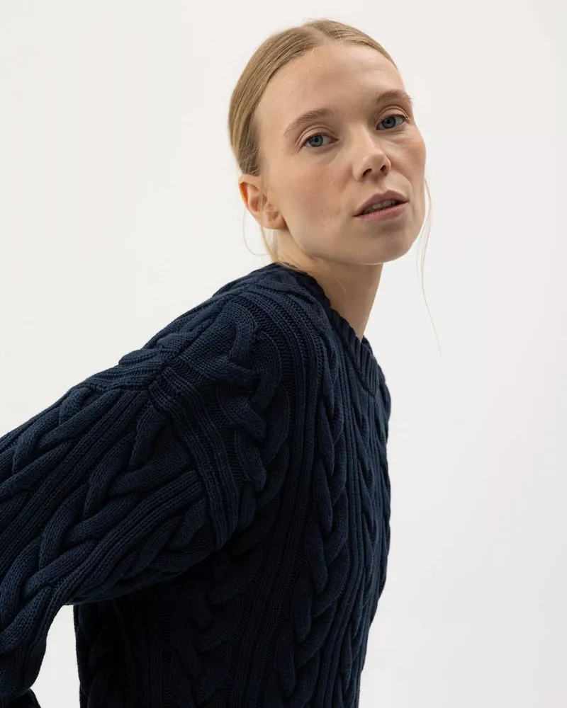 Holebrook Juno Crew WP - Navy-2