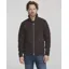 Holebrook Mans Windproof Zip Sweater - Brown Melange